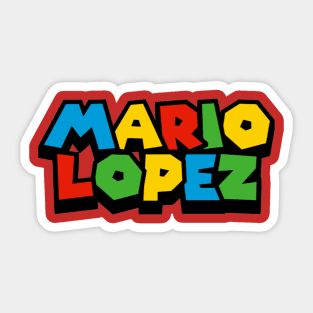 Super Mario Lopez Sticker